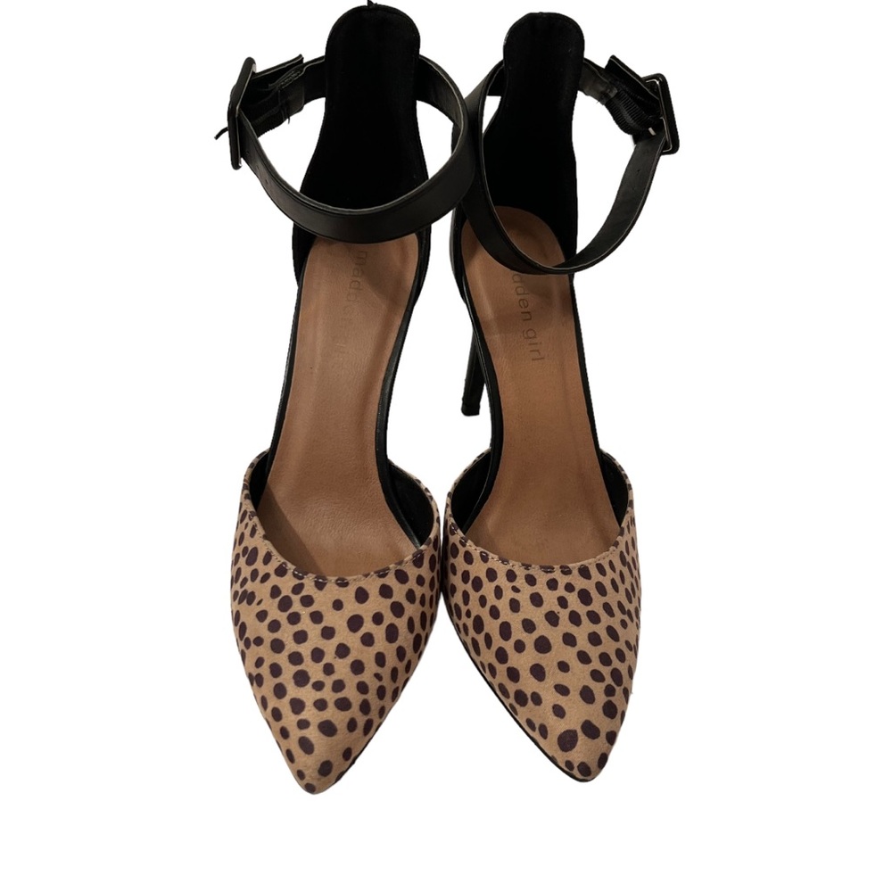 Madden Girl Electra Women’s Leopard Print Pointed Toe Shoes          Size 6.5